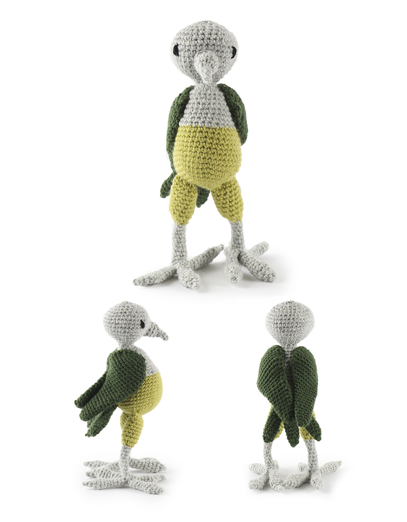 toft ed's animal Adoria the Madagascan Love Bird amigurumi crochet